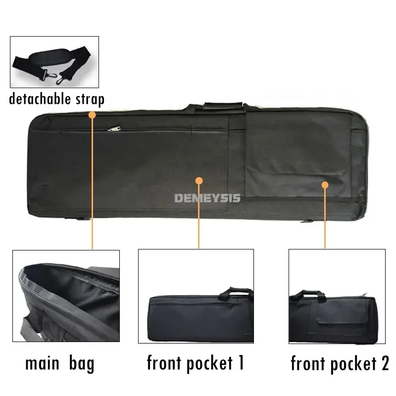 85 CM / 100 CM Tactical Rifle Bags Outdoor Shooting Hunting Sniper Gun Carry Case Padded Gun Protection Shoulder Bag