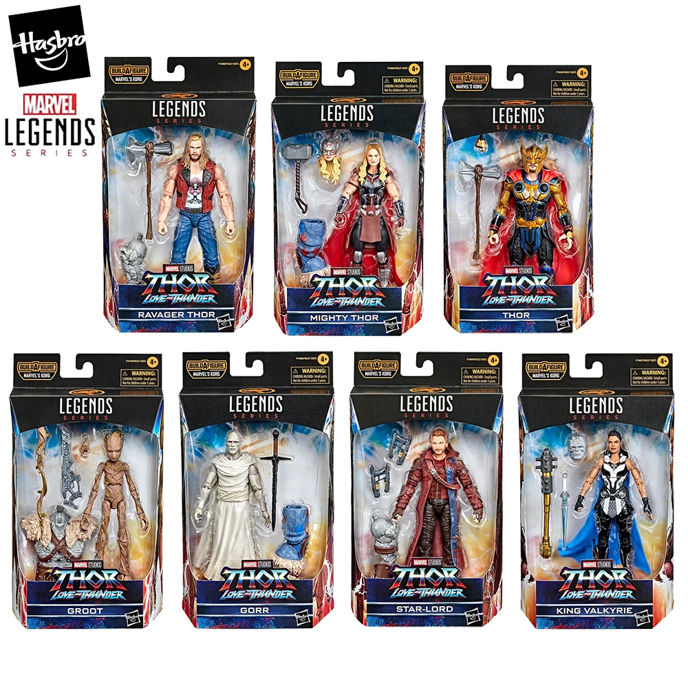 In-Stock Hasbro Marvel Legends Mighty Thor, Groot, Gorr and King Valkyrie Etc. (Thor: Love and Thunder) Action Figure Model Toys