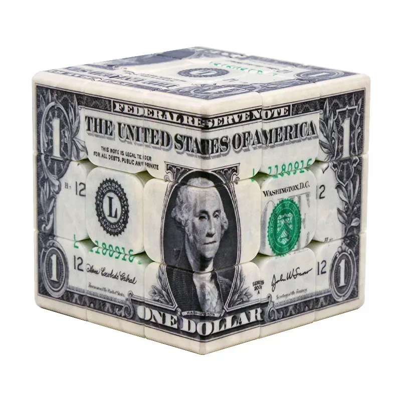 Intellectual Development of Educational Gifts and Toys UV Printing Personalized Currency US Dollar Third-order Magic Square