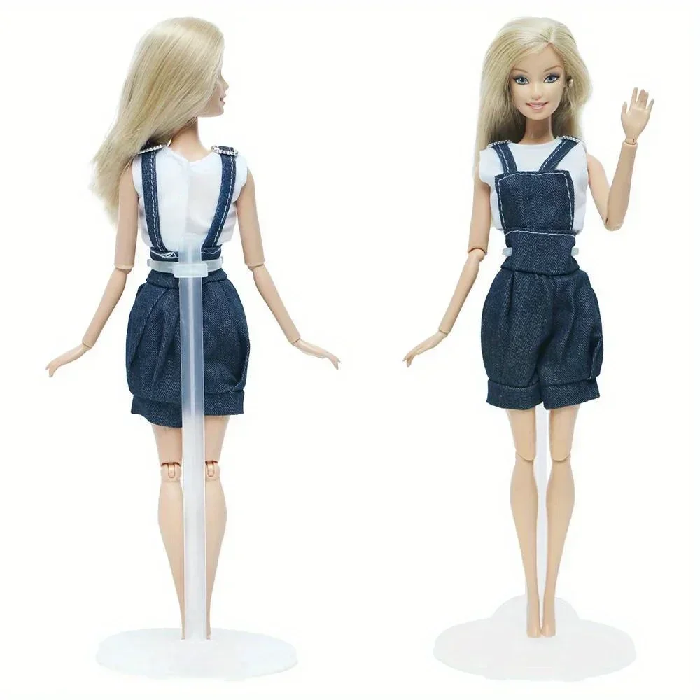 10PCS Transparent Stand Support For Dolls Clear Color Toy Figure Display Holder Prop Up Mannequin Model