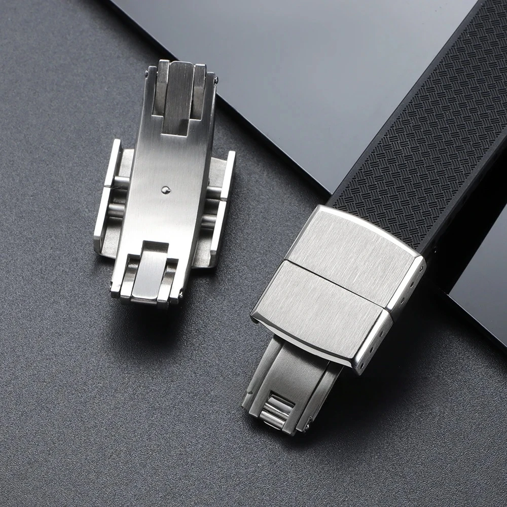 مشبك نشر زنبركي من Delugs مناسب تمامًا لساعة رولكس كارتييه أوميغا الأصلية ومشبك حزام الساعة البديل