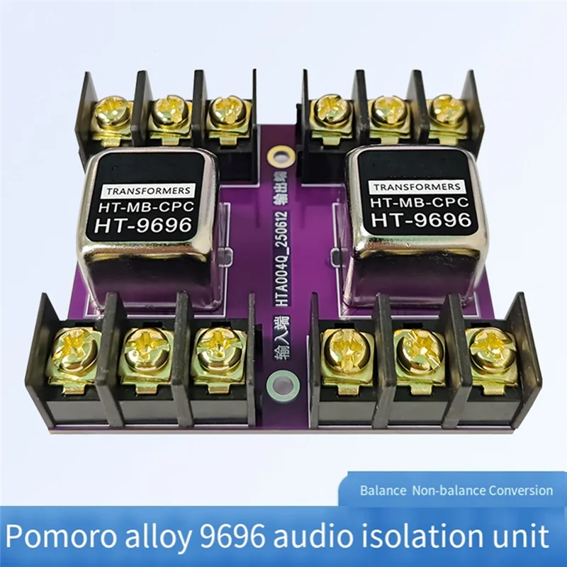 AAAEL-isolador de áudio adaptador de conversão balanceada e desequilibrada acessórios de isolamento de áudio para vacas