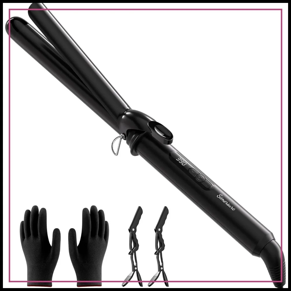 

Керамическая плойка для волос 1 дюйм с быстрым нагревом, 12 настройками и двойным напряжением для всех типов волос