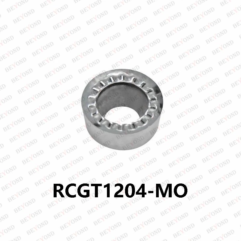 BEYOND RCGT RPGT 1003 10T3 1204 MO AK H01 Alat Pemotong Bubut Sisipan Karbida Penggilingan untuk Pengolahan Tembaga Aluminium