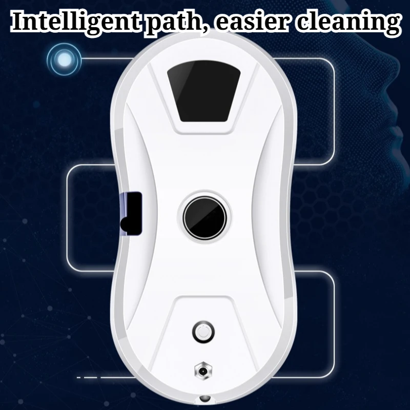 Intelligent Water Spray Electric Window Cleaner Powerful Decontamination Convenient Household Deep Cleaning Robot Window Washer