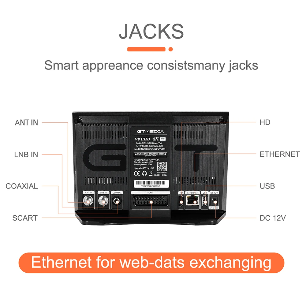 Gtmedia V8 UHD 4K استقبال الأقمار الصناعية DVB-S DVB-S2 DVB-T DVB-T2 ATSC-C تلفزيون وراديو قنوات FTA برامج