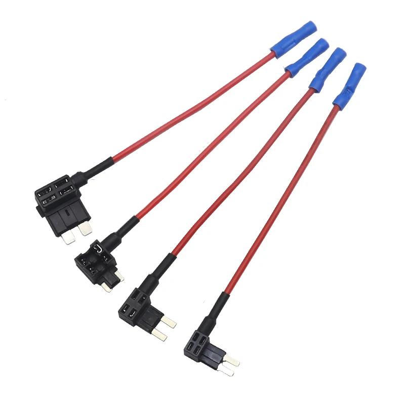 

【2 шт.】1A 2A 3A-50A Автомобильный держатель предохранителя Дополнительная схема MINI SMALL MEDIUM TAP Адаптер Micro Mini Standard Blade Автомобильный предохранитель с держателем