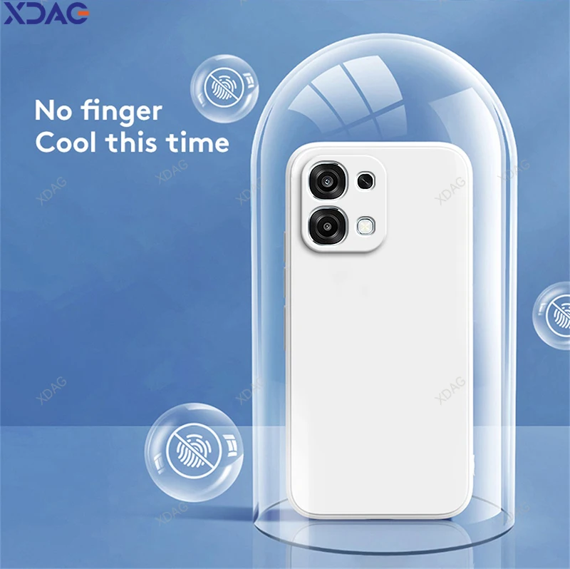 حافظة هاتف أصلية فاخرة لحماية العدسات لهاتف OPPO A6 Pro Global 4G 5G ملحقات غطاء خلفي من السيليكون السائل المربعة المقاومة للصدمات #4