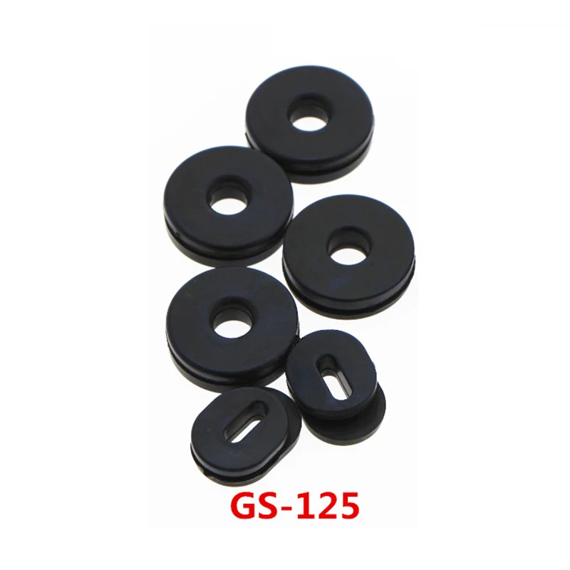 6Pcs/Set Side Cover Rubber Ring Gasket for GS125 CG125 GN125 Motorcycle Bike