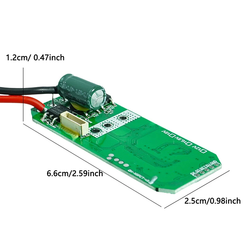 

Новая защитная плата для зарядки дрели, металлическая печатная плата из АБС-пластика, защита 16,8 В, аксессуары для электрических инструментов, электрический инструмент
