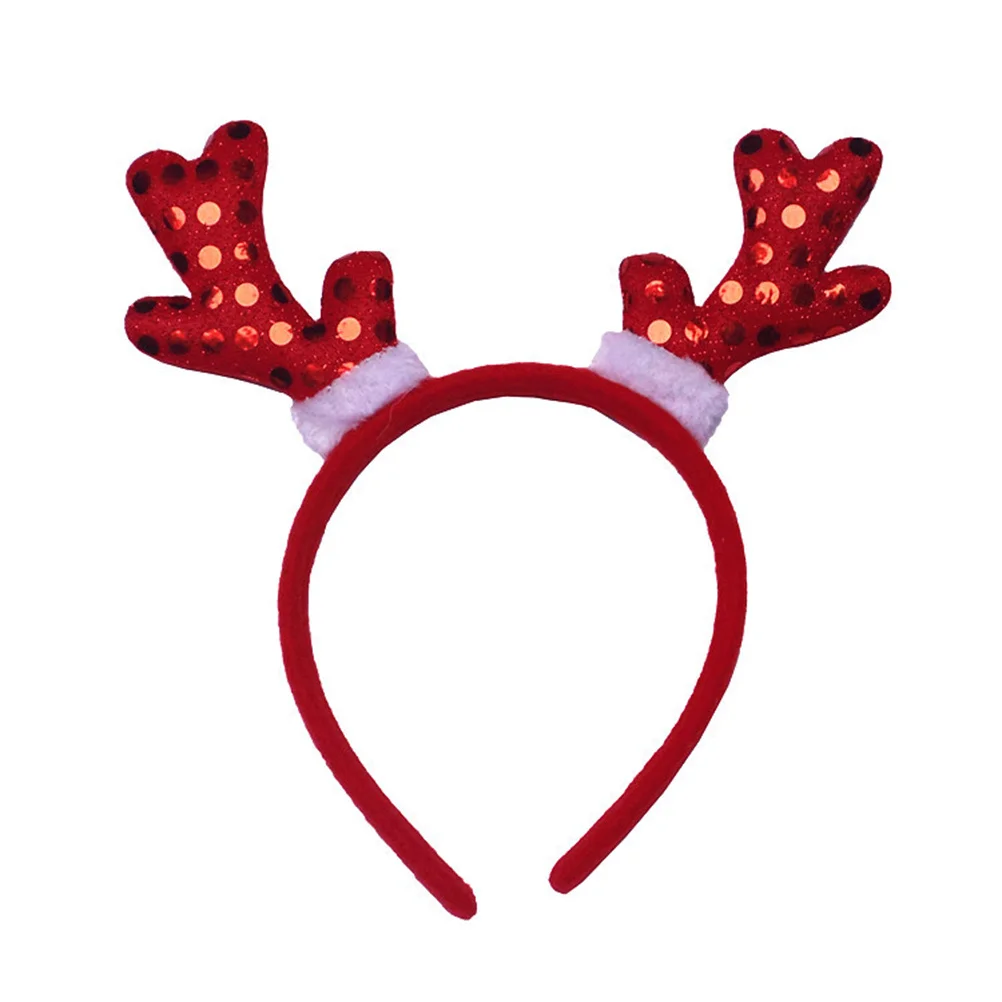 

4Pcs Christmas Headbands Classic Design Hair Hoop for Party Costume Photo Booth Prop Holiday Celebration Decoration Supplies