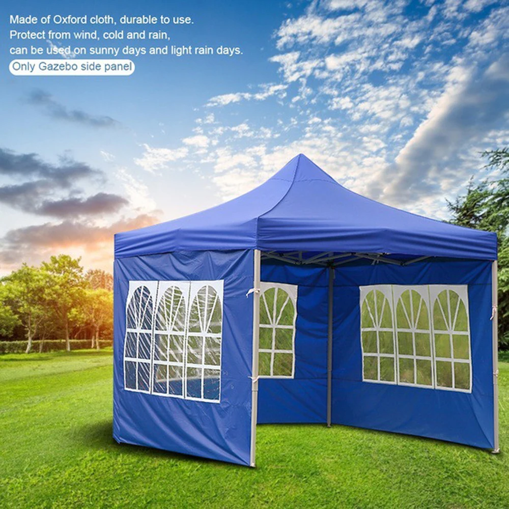 ZK30 Dropshipping Outdoor Tent Oxford Cloth Wall Rainproof Waterproof Tent Gazebo Garden Shade Shelter Without Canopy Top Frame