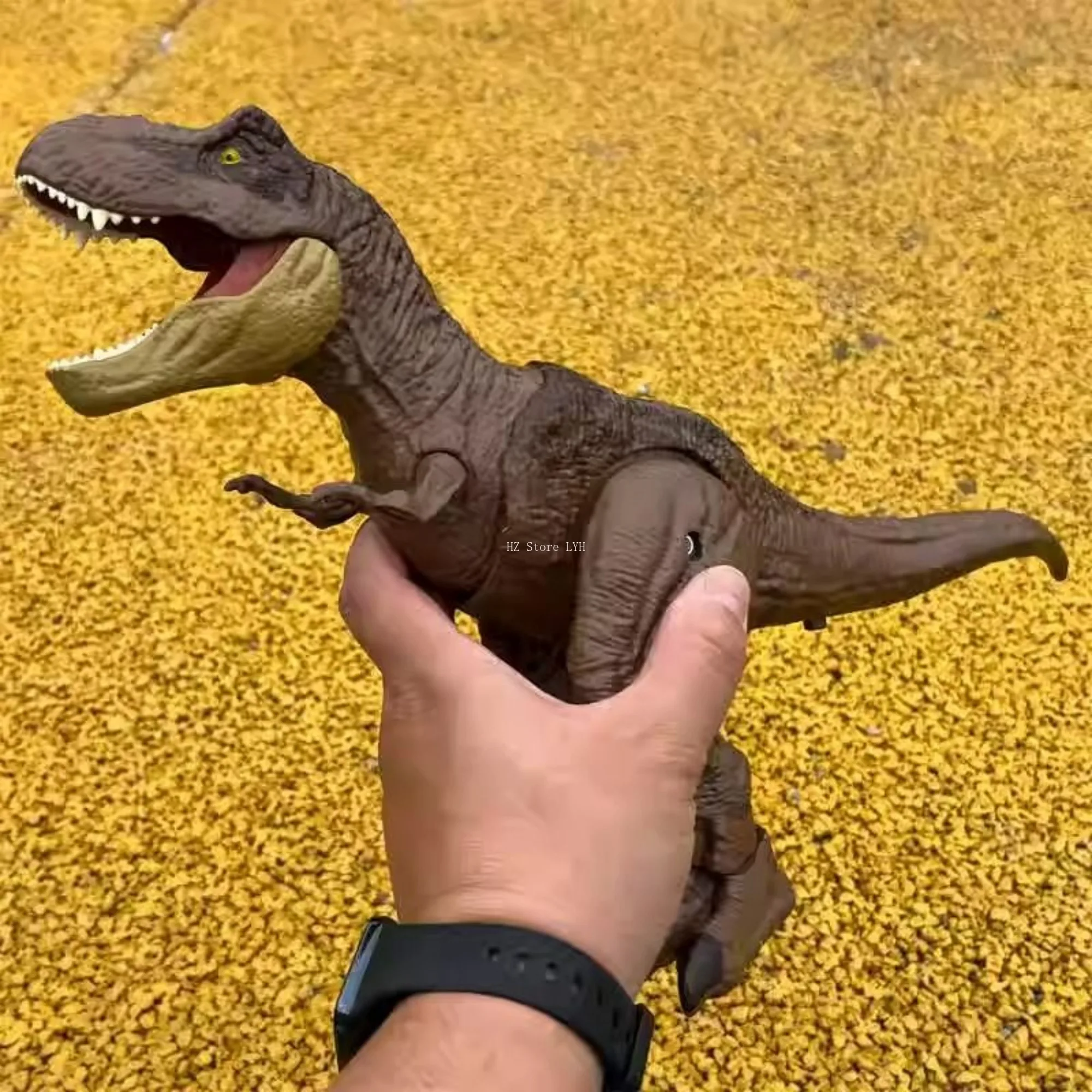 Music Light Tyrannosaurus Rex Jurassic Park Walking Open Mouth Simulation Toys Electric Dinosaur for Kids Children Birthday Gift