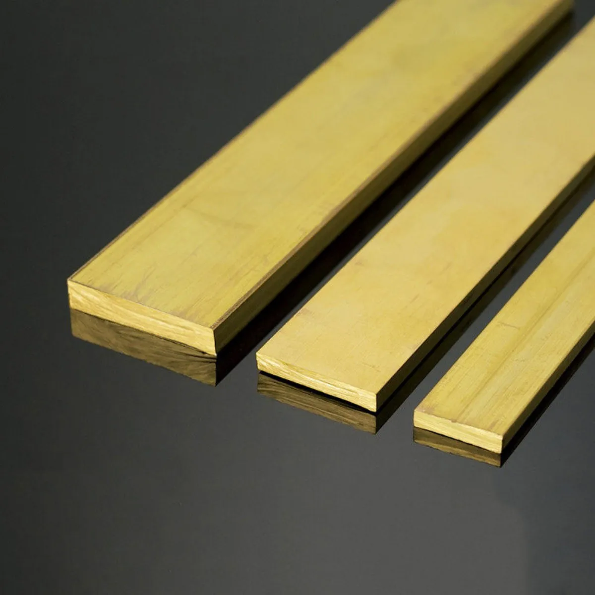 H59 Brass Flat Bar Metal Elongated Rectangular Plate Strip High-Temperature-Resistant Thermally