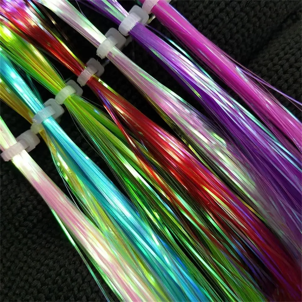 Fishing Tools Fly Fishing Tinsel Streamer Fishing Lure Assist Hooks Line Fly Tying Materials Jig Hook Streamer Fly Tying Tinsel