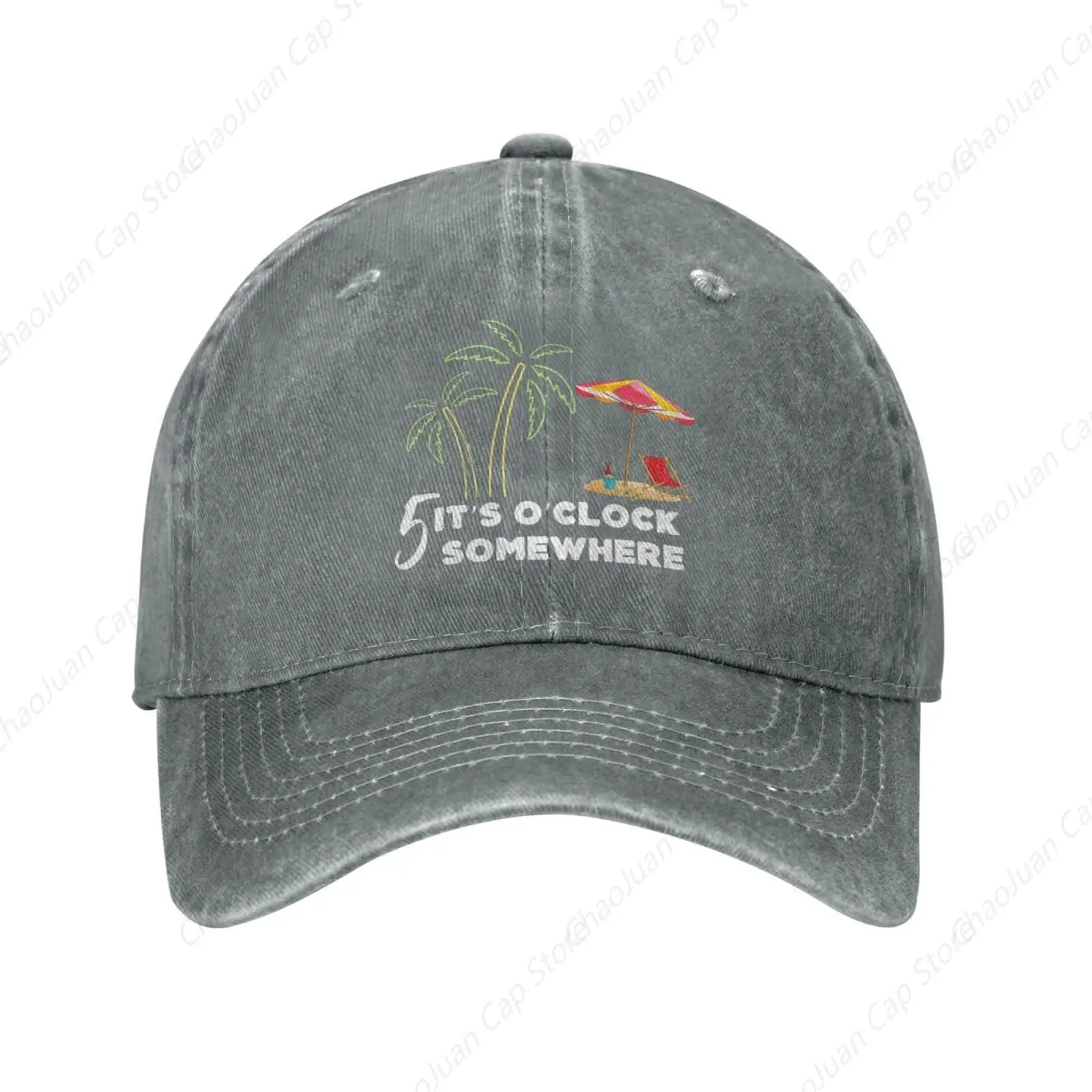 5 Oclock Somewhere Hat Its 5 O' Clock Somewhere Hat Women Dad Hats Cool Caps