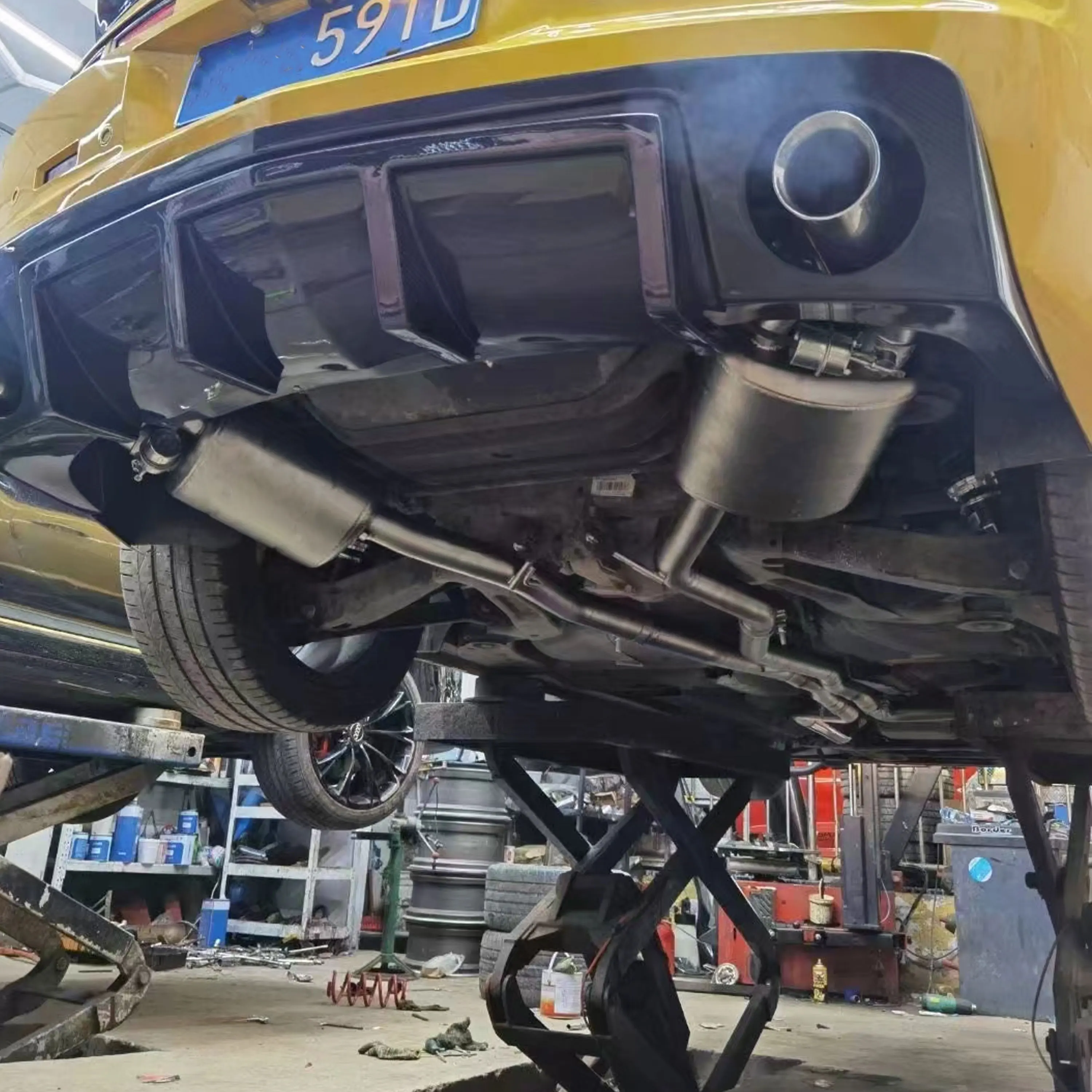 CBNT per Chevrolet Camaro 3.6L V6 Catback di scarico con silenziatore valvola sistema di tubi di scarico Valved SS304 di alta qualità