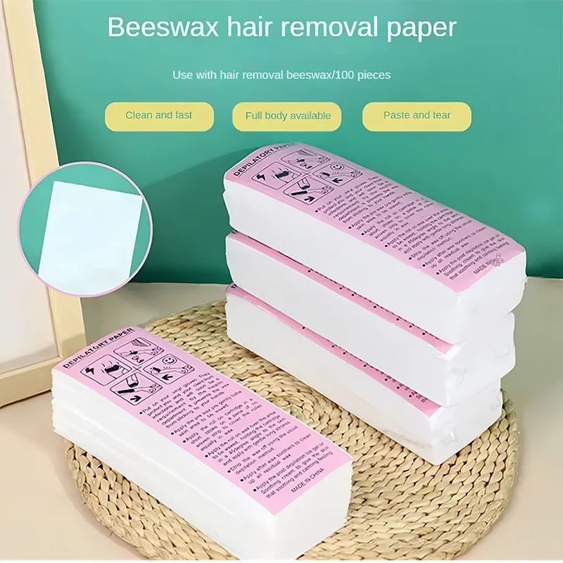 Wax Papers High Quality Non-woven Fabric Hair Removal Waxing Strips Depilatory Tool For Leg Hairs Removal 200PCS/500PCS/100PCS