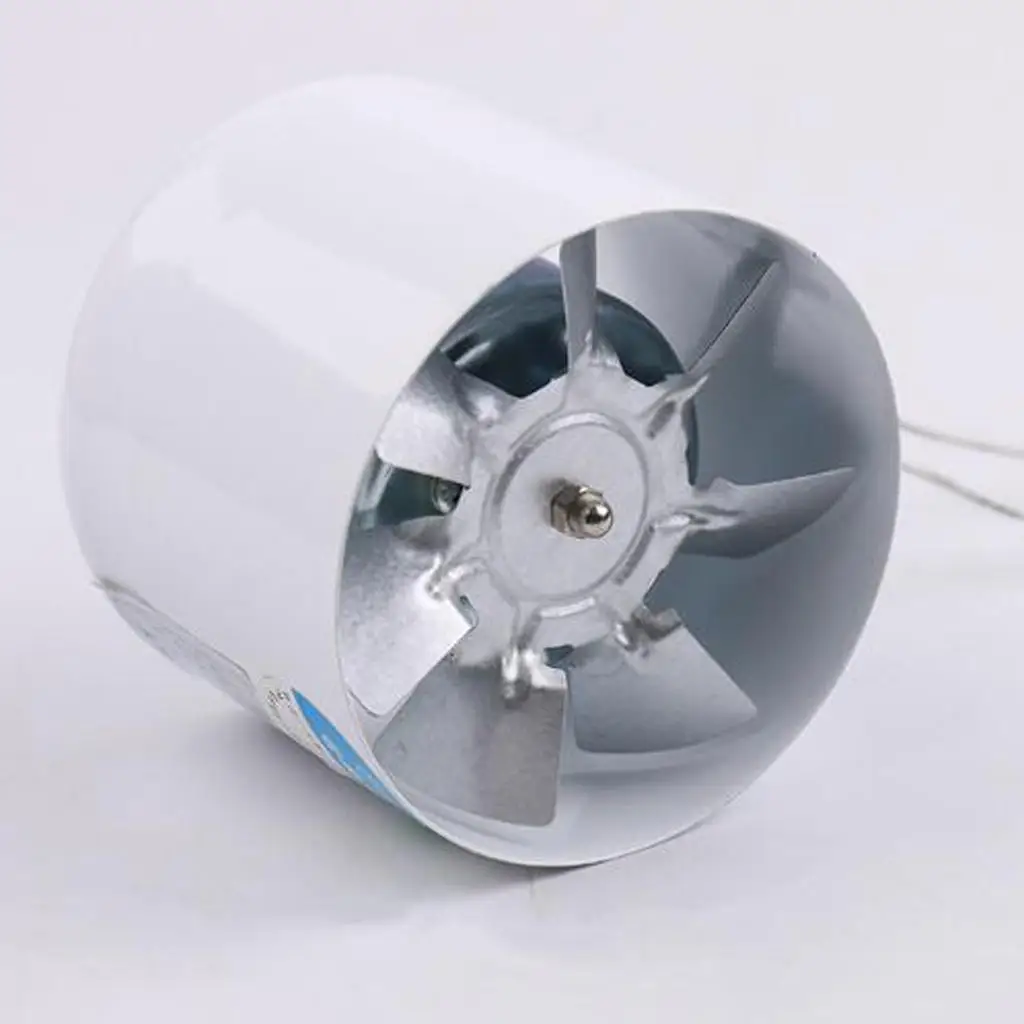 4inch 20W Inline Duct Pipe Booster Fan Ventilation Exhaust Air Blower for Bathroom Kitchen