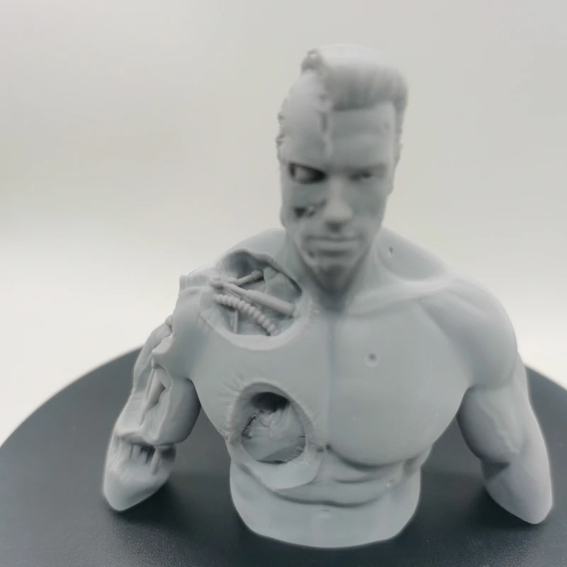 

1/10 Scale 75mm Height Resin Figure Terminator Bust Assemble Model Kit Unassembled Unpainted 3D printing toy 332