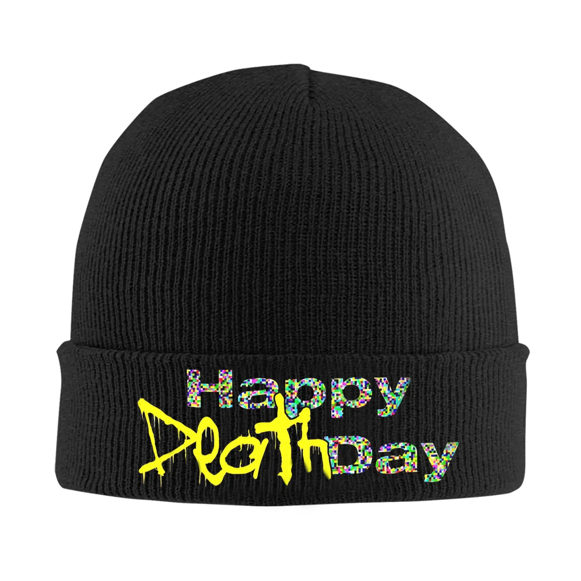 Xdinary Heroes Happy Death Day  Knitted Hat Women's Men's Beanies Autumn Winter Hat Acrylic  Crochet Caps