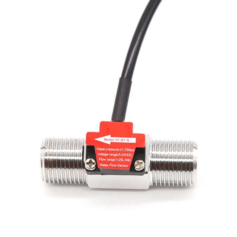 Capteur débit DN15, débitmètre d'eau en acier inoxydable, filetage externe