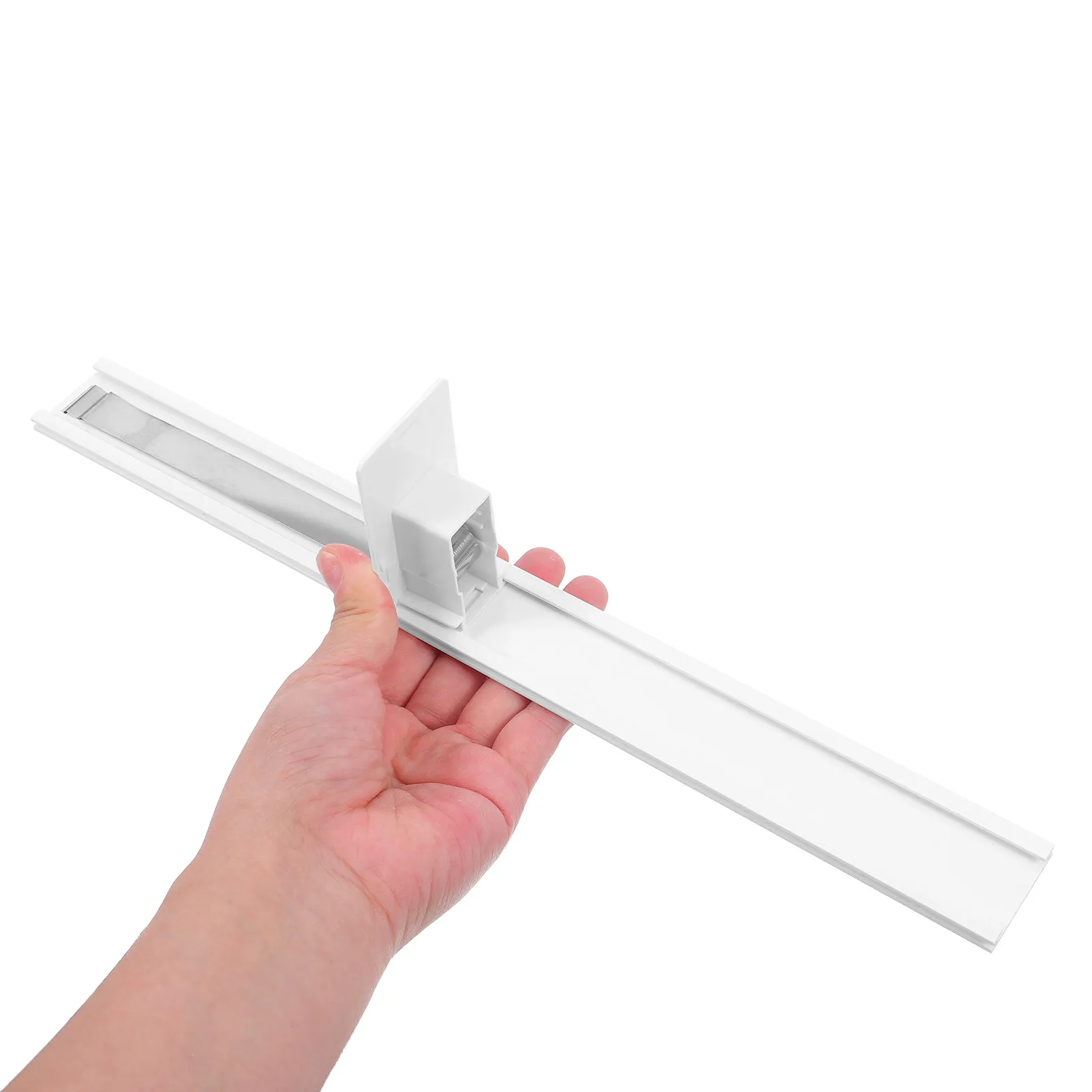 5Pcs Beverage Shelf Pusher Automatic Glide Organizer for Soda Cans Bottles Refrigerator Convenience Store Display Rack 340-350Mm