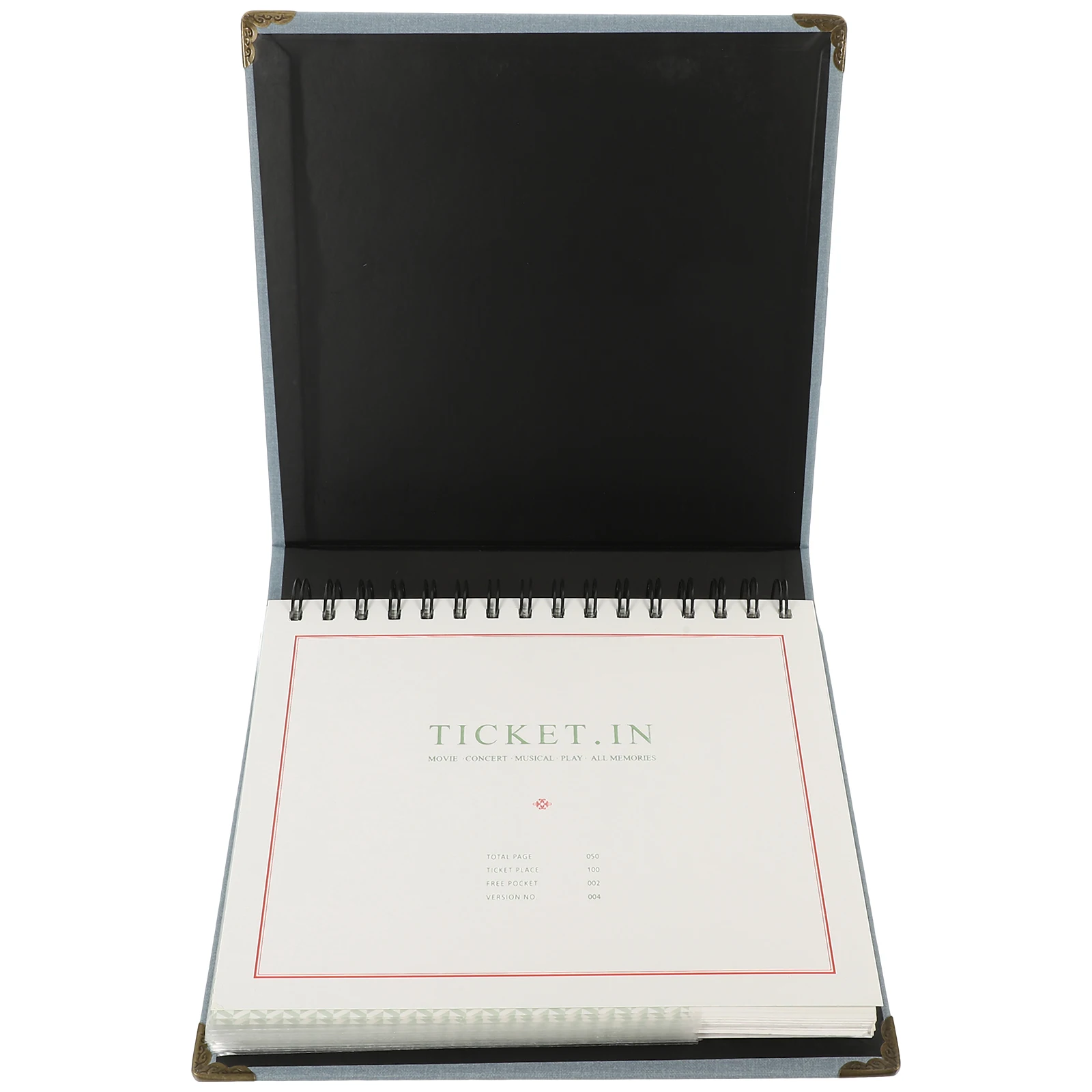 

Tickets Collection Concert Travel Loose Leaf Album Storage Book Tickets Postcards Collectibles Protect ganize