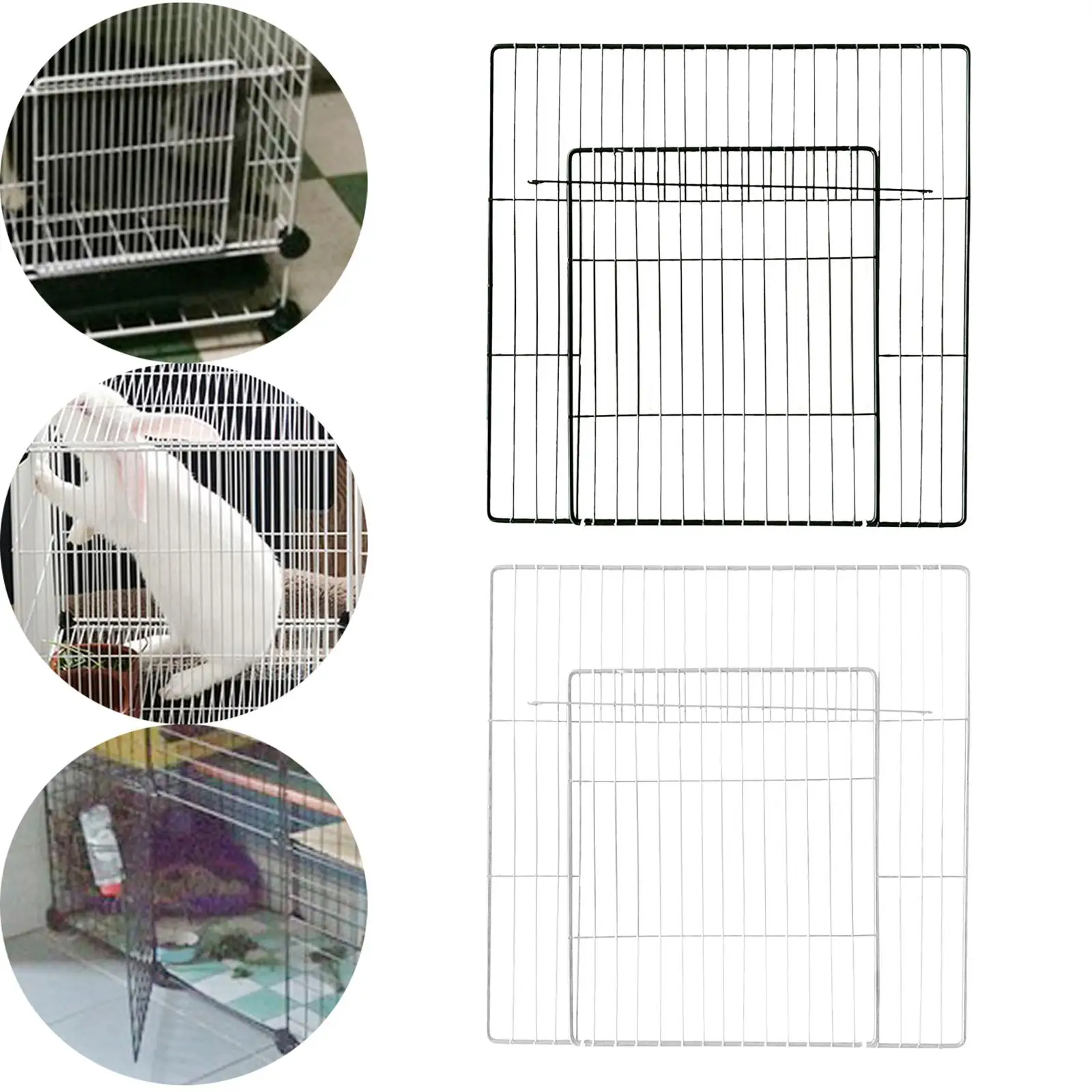Puerta portátil, alambre de metal expandible del alambre de la cerca de la jaula de DIY, para el patio del recinto