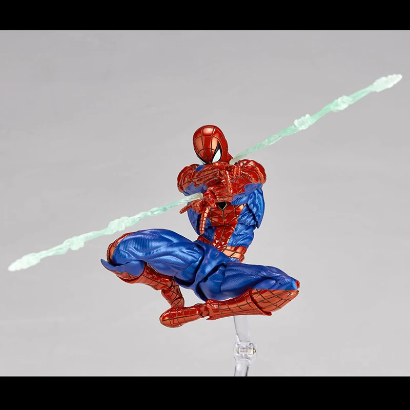 AMAZING YAMAGUCHI Spider 2.0 Actionfigur PVC Bewegliches Sammlermodell 16cm Revoltech Peter Parker Figuren Spielzeug – Detail 17