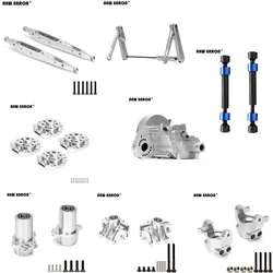 Silver Upgrade Drive Shaft Steering Knuckle C-Hub For RC Axial 1/10 RBX10 RYFT 4WD BRUSHLESS ROCK BOUNCER RTR AXI03005 AXI03009