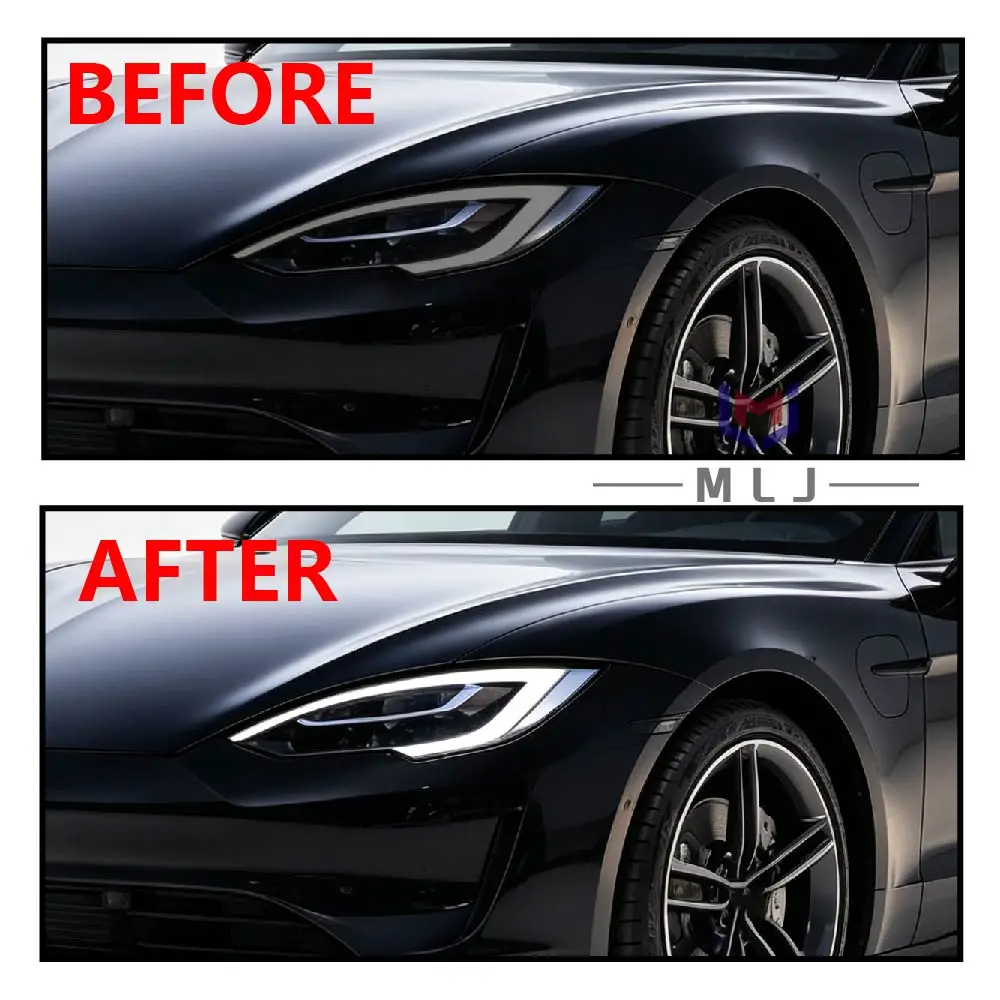 DRL Angel Eye Chip For Tesla Model S 2016-2023 Headlight Board White Light DRL Ballast Board Light Source Chip Car Accessories