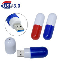 Creative pill model U Disk 128GB USB Flash Drive 64GB Plastic Pendrive 32GB 16GB 8G Pen drive Cle Usb 3.0 Stick flash memory