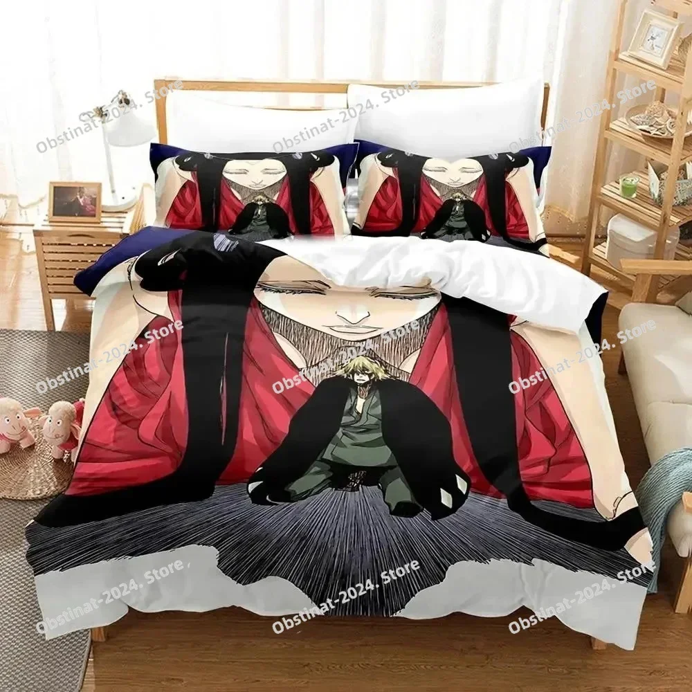 

Anime Bleach Urahara Kisuke Bedding Set Duvet Cover Bed Set Quilt Cover Pillowcase Comforter king Queen Size Boys Adult Bedding