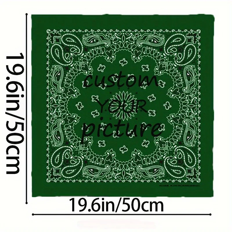 Custom Silk Scarf Personalized Scarf for Women Luxury Photo Name Pattern Birthday Gift Wedding Anniversary Gift