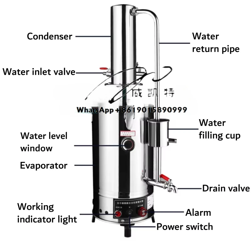 Electric Heating Water Distiller Stainless Steel Water Distiller
