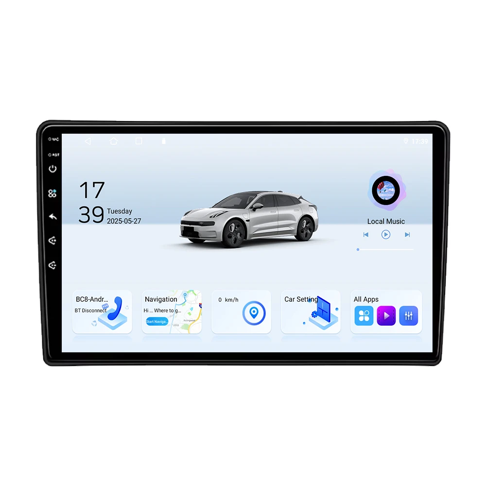 Car Radio Carplay Android 16 For Ford New Transit 2009-2019 Focu 2005-2010 GPS Navigation Head Unit Stereo 4G WIFI Multimedia BT