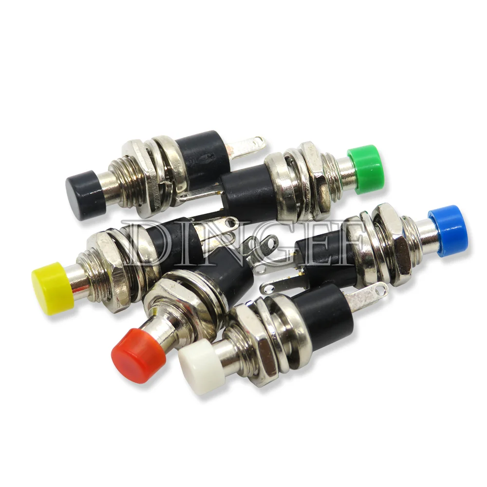 5PCS normally open normally closed Momentary Self-resetting Push Button Switch without lock Reset Switch