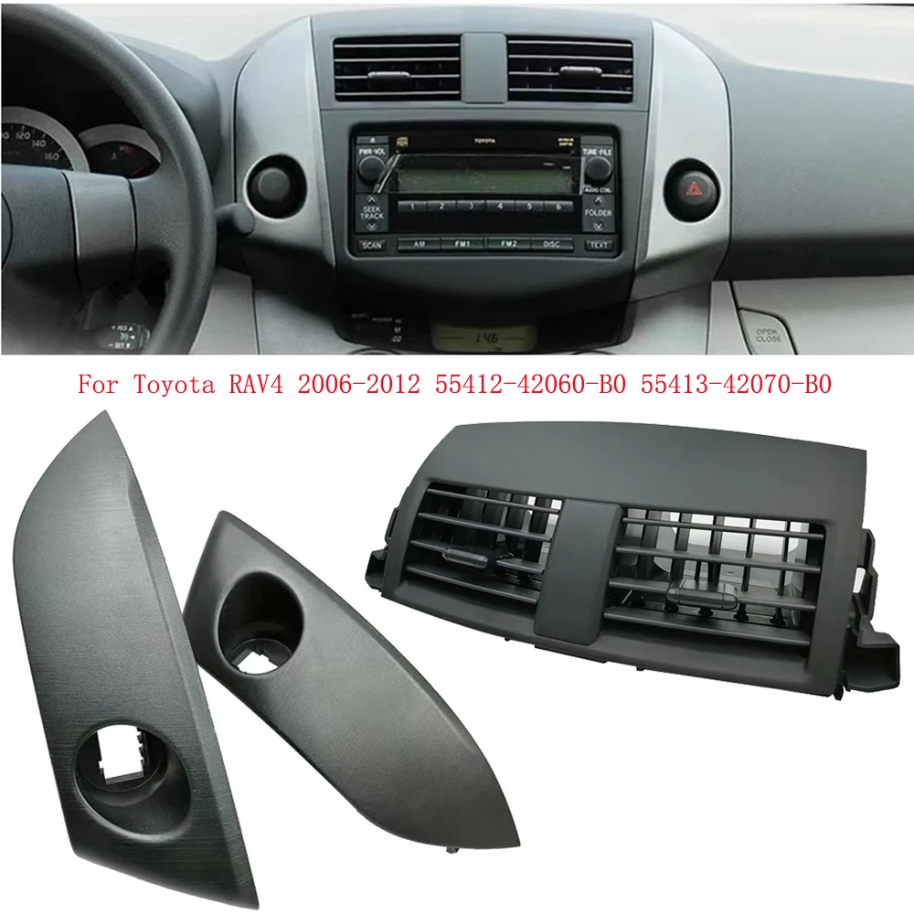 Toyota RAV4 2006 2007 2008 2009 2010 2011 Merkezi Dash A/C Çıkış Hava Firar Paneli Kapağı 55412-42060-B0 55413-42070-B0