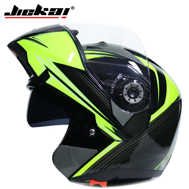 

Hull up, double-sided motorcycle visa, affordable to all, modular hull, racing helmet, jiekai-105 free delivery