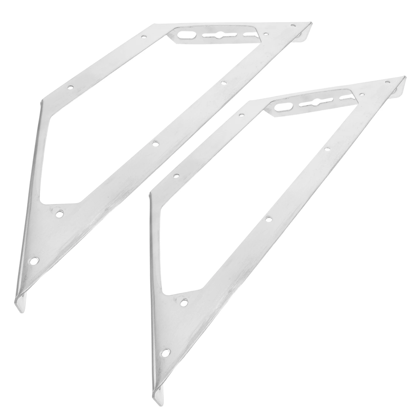 

2pcs Stainless Heavy Duty Steel Corner Brackets Corner Brackets for Wood Furniture Heavy Duty Shelf Bracket Universal Connector