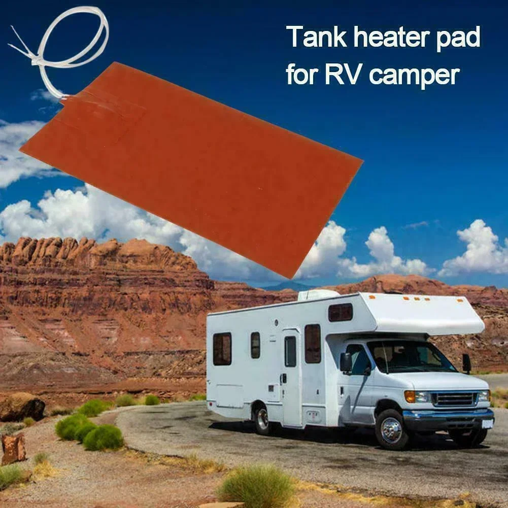 

Thermostat Equipped Water Holding Tank Heater Pad For Motorhomes And RV Trailers Prevent Freezing In Cold Weather