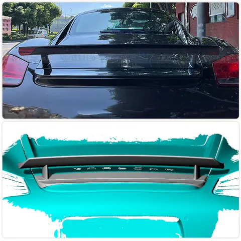 12 best sales porsche cayman 987 rear spoiler - №7