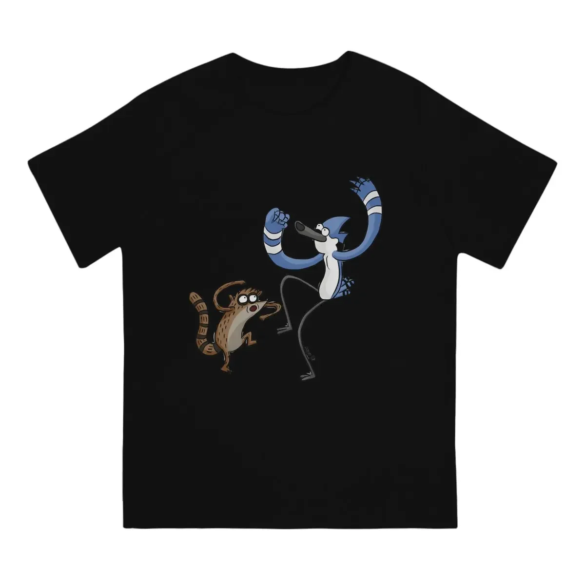 Rigby And Mordecai Unique TShirt Regul Show Leisure T Shirt Hot Sale Stuff For Adult