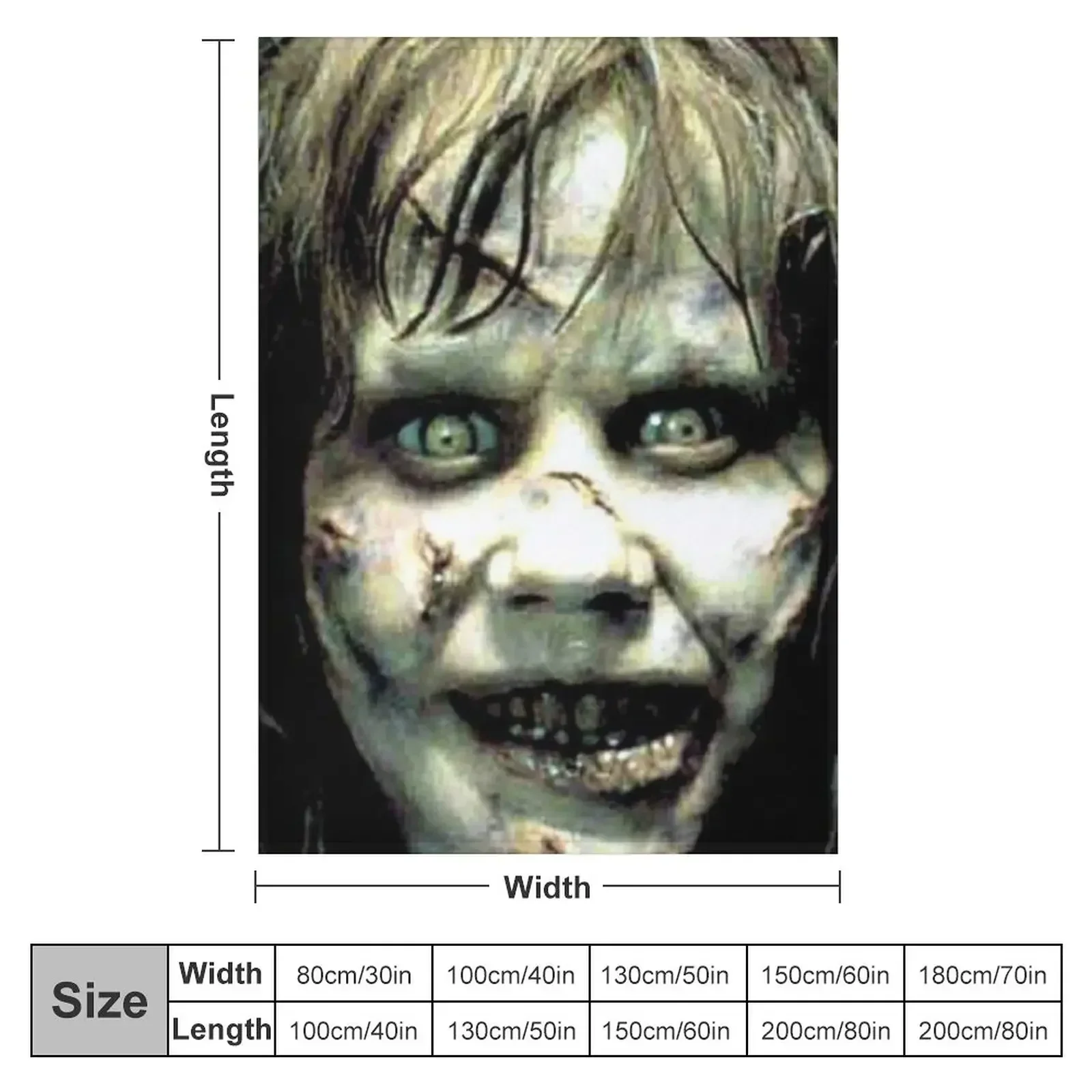 The Exorcist Horror Movie Throw Blanket Extra Large Throw blankets ands Tourist Blankets