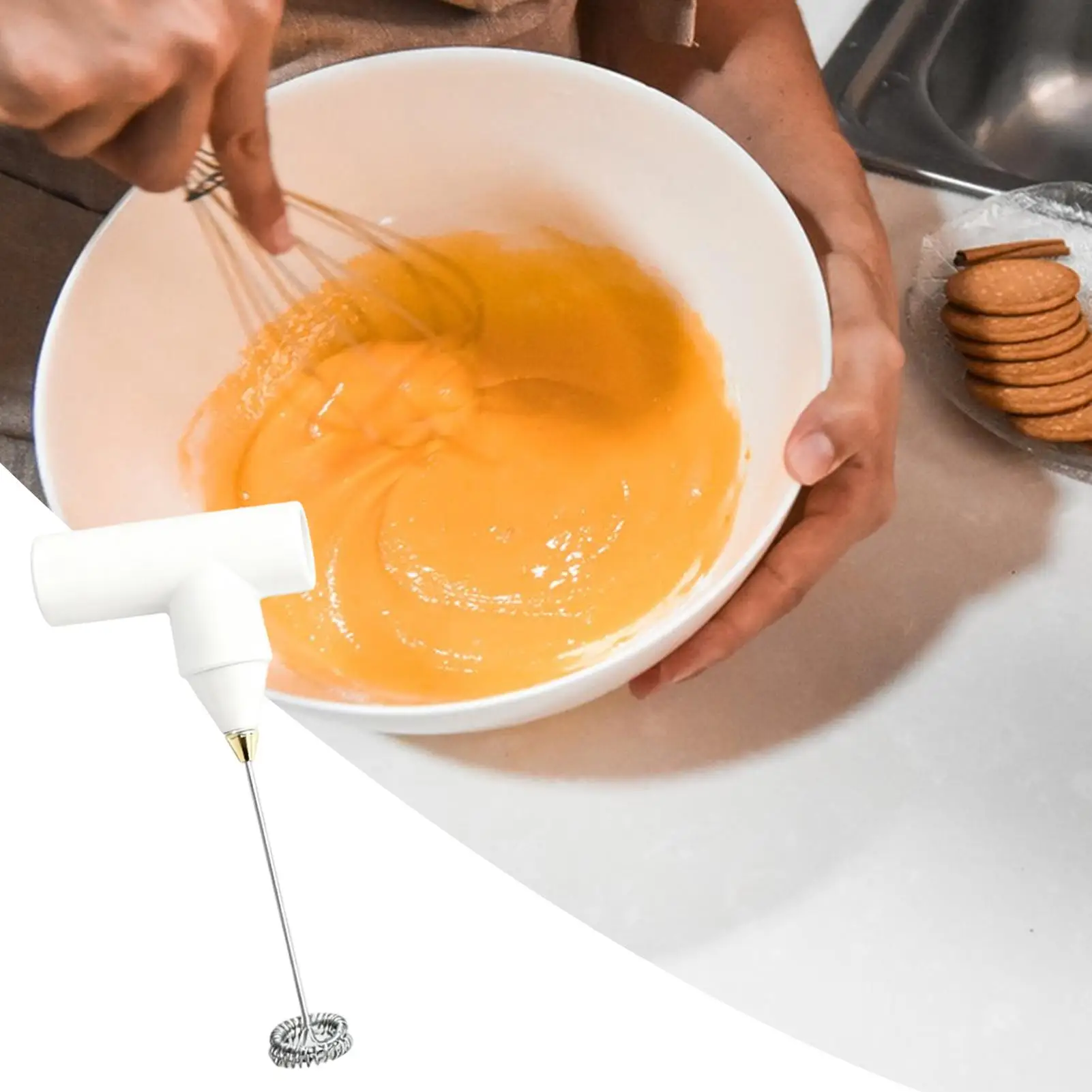 

household wireless handheld coffee stirrer Electric Mixer Wireless Battery Operated Blender Egg Beater Hand Mixer For baking