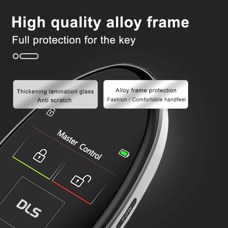 Universal LCD Smart Car Key New Design Auto Lock Universal for Cars with Engine Start Smart Car Remote Control