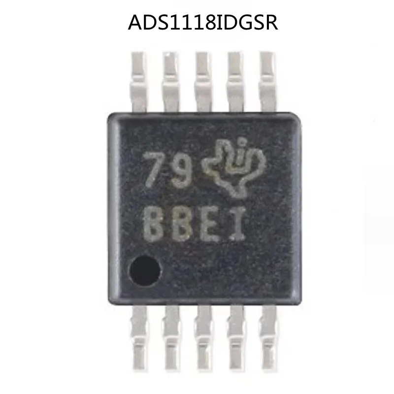 1Pcs/Lot New Original ADS1118IDGSR ADS1118 BBEI MSOP-10 Arduino Nano Integrated Circuits Single Chip Microcomputer