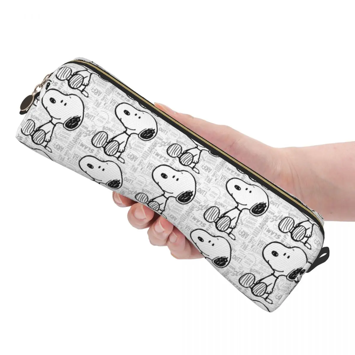 Classic Snoopy Peanuts Pencil Case Cartoon Pencilcases Pen Kids Large Storage Bag Office Gift Stationery