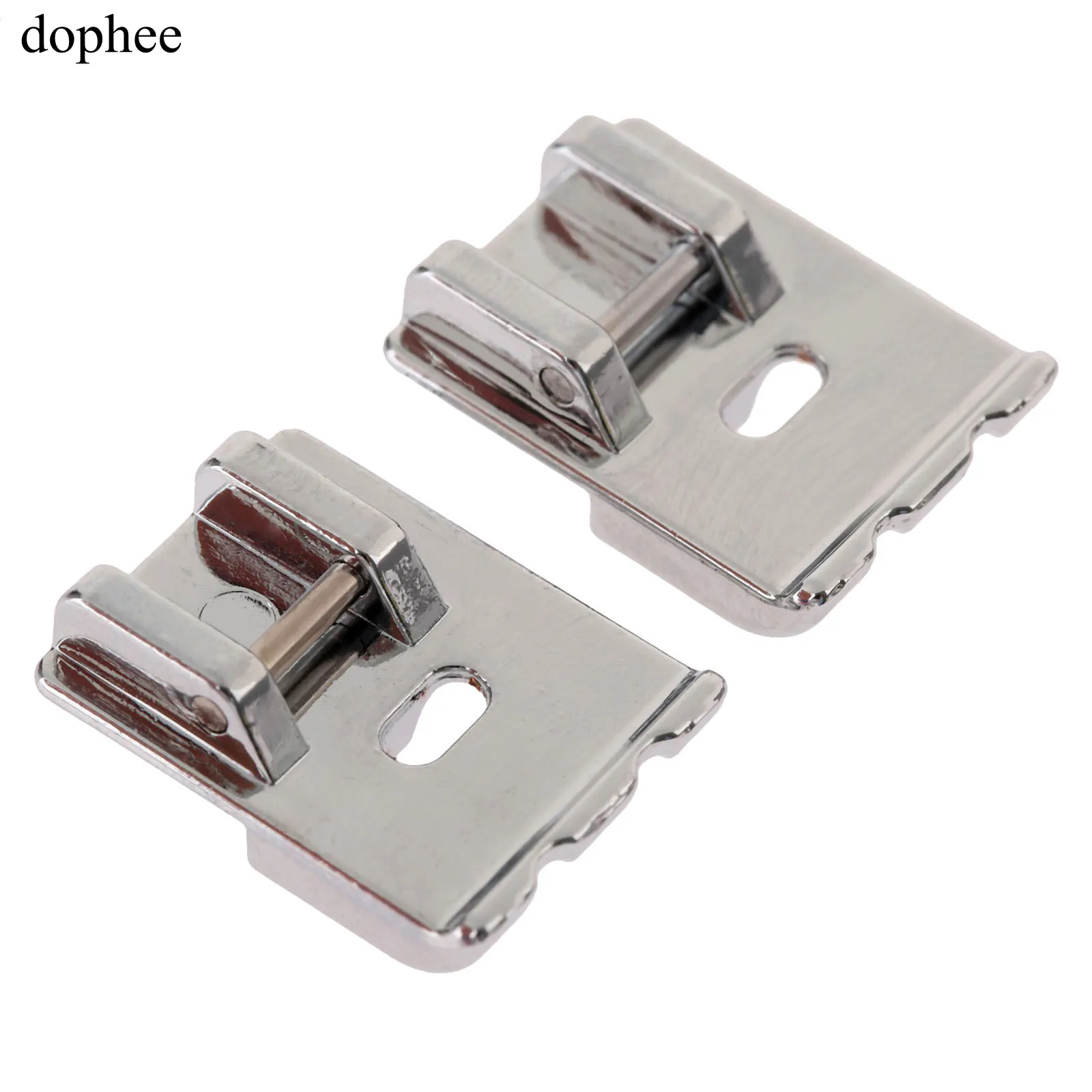 

dophee 1pc Domestic Sewing Machine Presser Foot Metal Double Welting Cording Piping Foot/Feet Singer Brother Juki